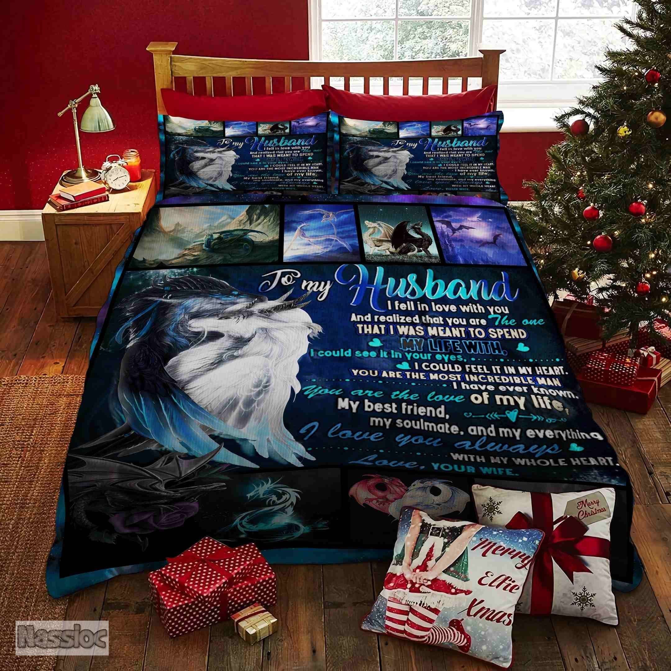 My Husband Dragon Bedding Set