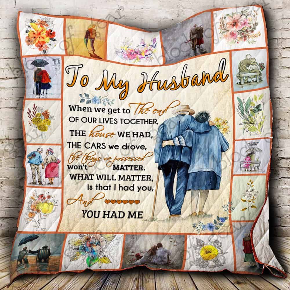 My Husband, I Had You CL2100357MDQ Quilt Blanket
