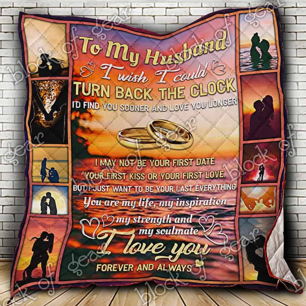 My Husband I Love You CL19100599MDQ Quilt Blanket