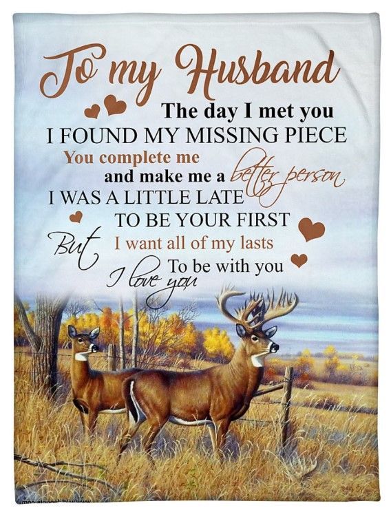 My Husband I Want All Of My Lasts To Be With You Sherpa Fleece Blanket