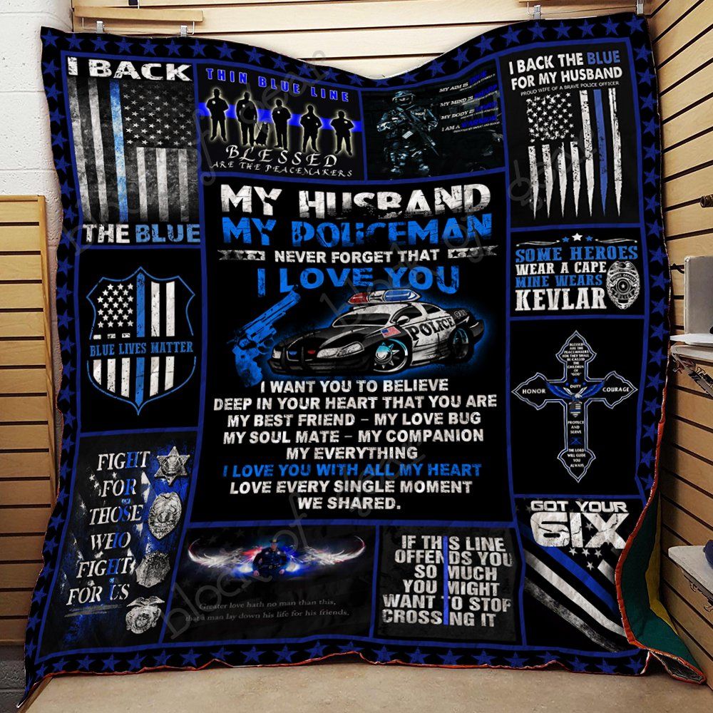 My Husband My Policeman Quilt Th630 Dhc11121760Dd