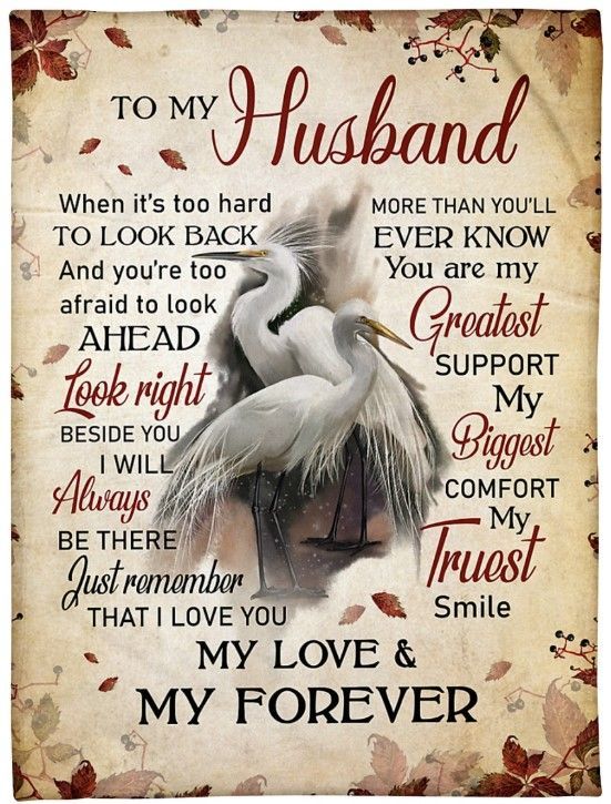 My Husband You Are My Greatest Support Sherpa Fleece Blanket