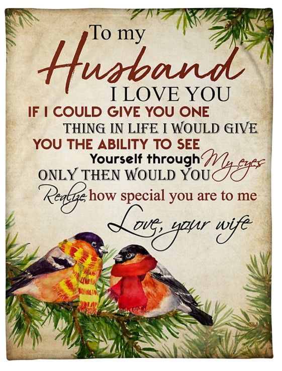 My Husband You Are Special To Me So I Love You Sherpa Fleece Blanket