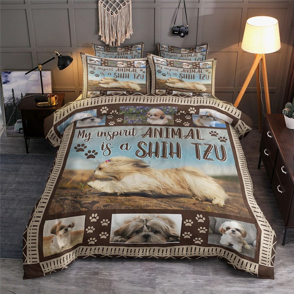 My Inspirit Animal Is A Shih Tzu Bedding Set