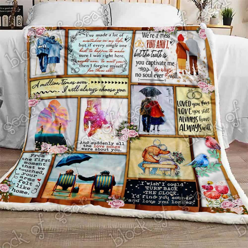 My Love I Will Always Choose You Fleece Blanket