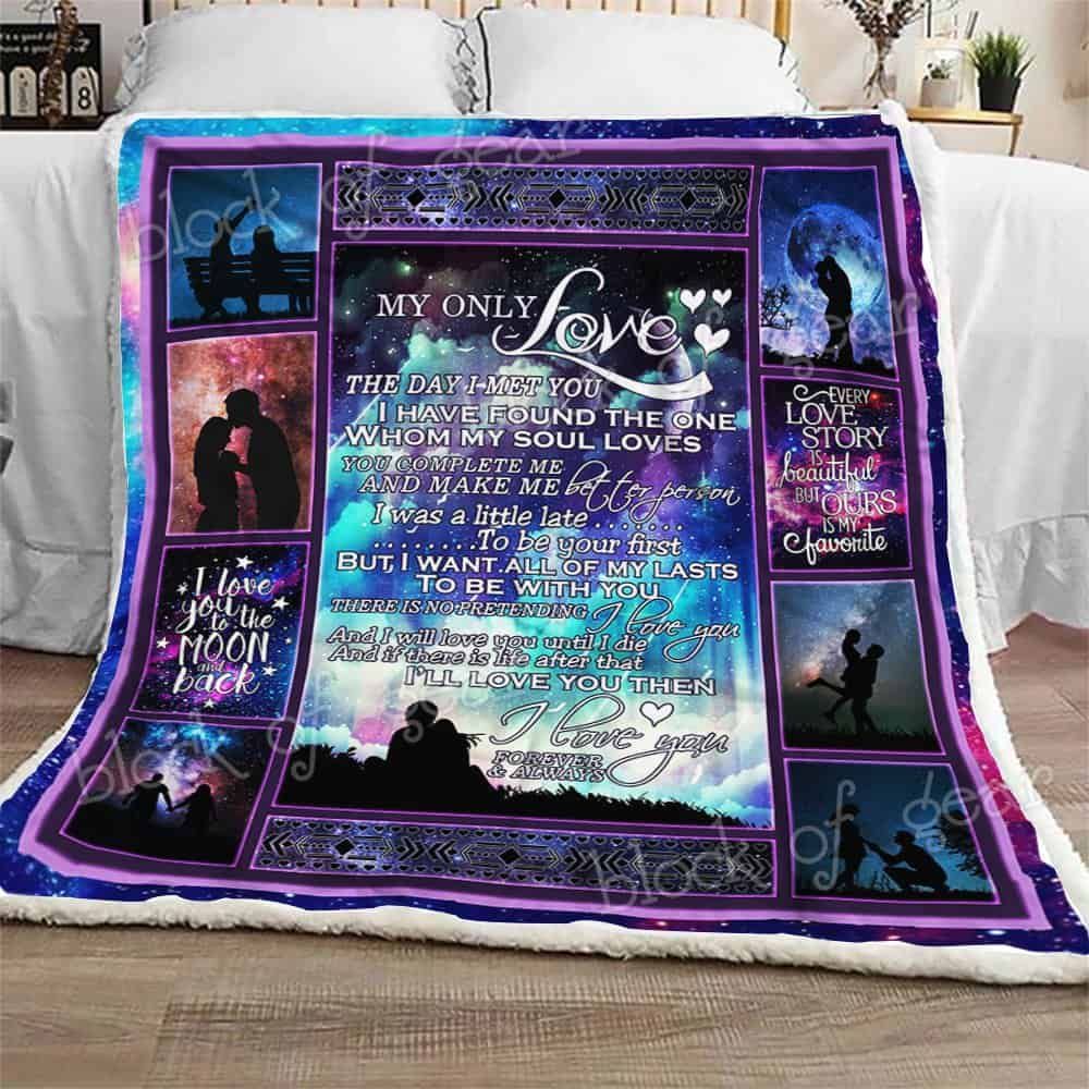 My Only Love Fleece Blanket