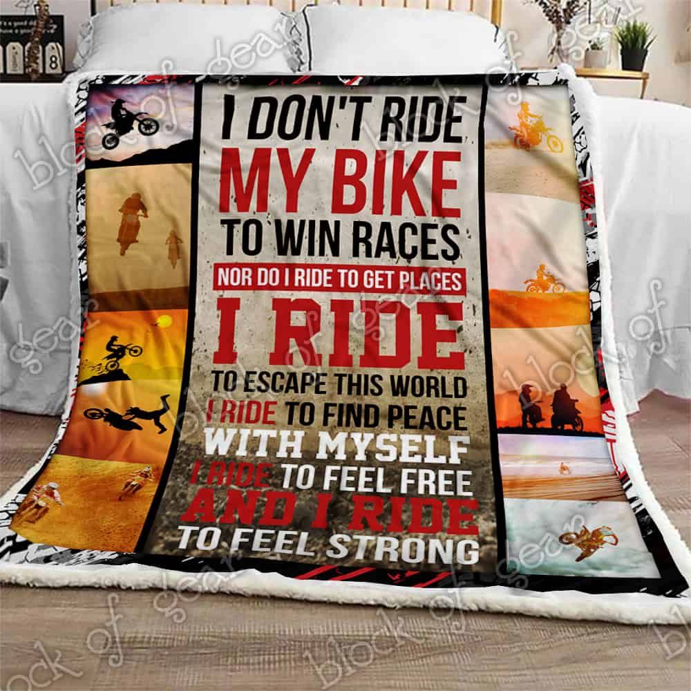 My Riding Life Fleece Blanket