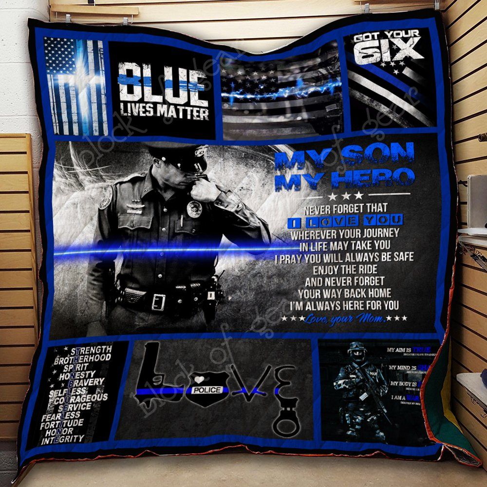 My Son My Policeman Quilt Th672 Dhc11121252Dd