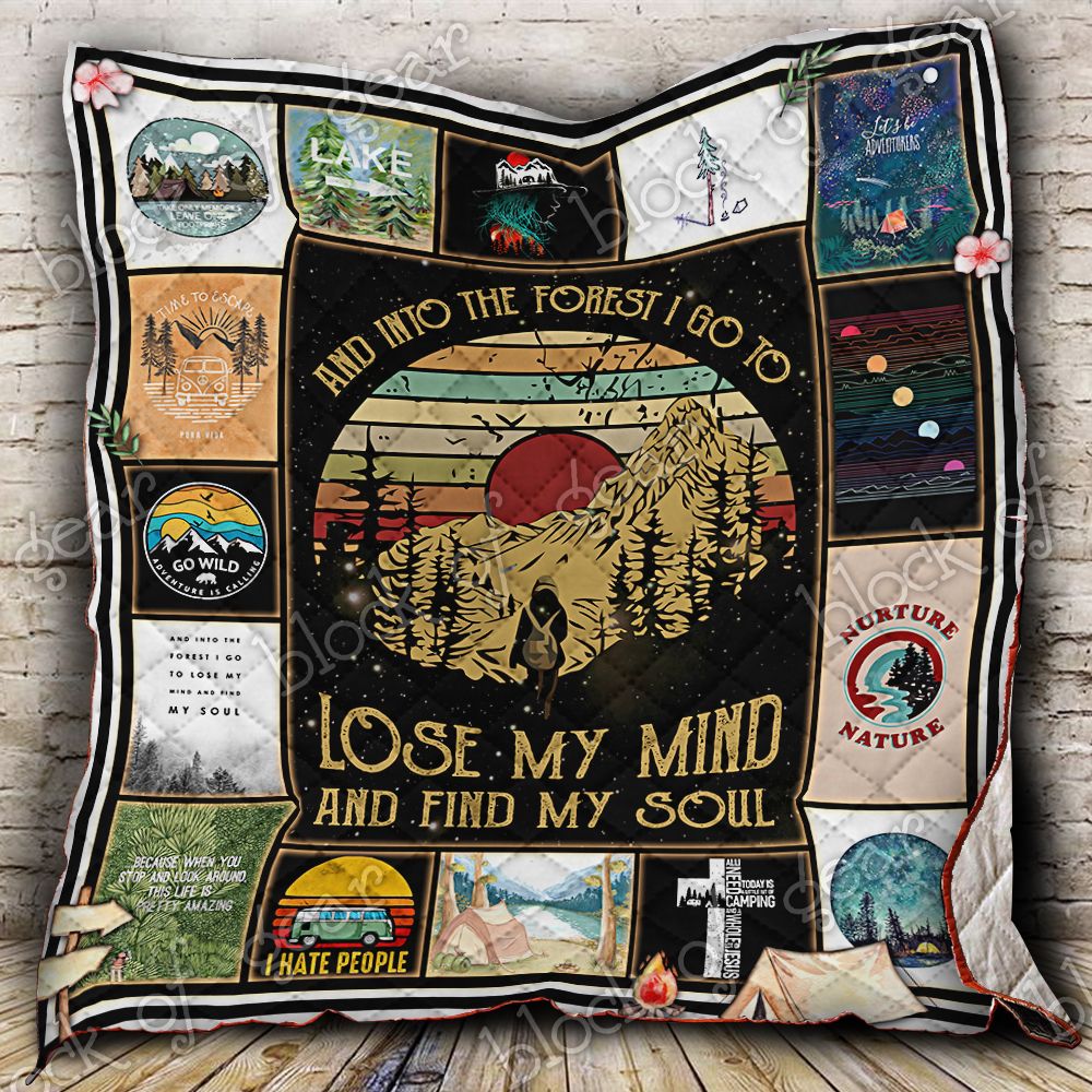 My Soul Is In The Forest Camping Quilt Pn93 Dhc11122027Dd
