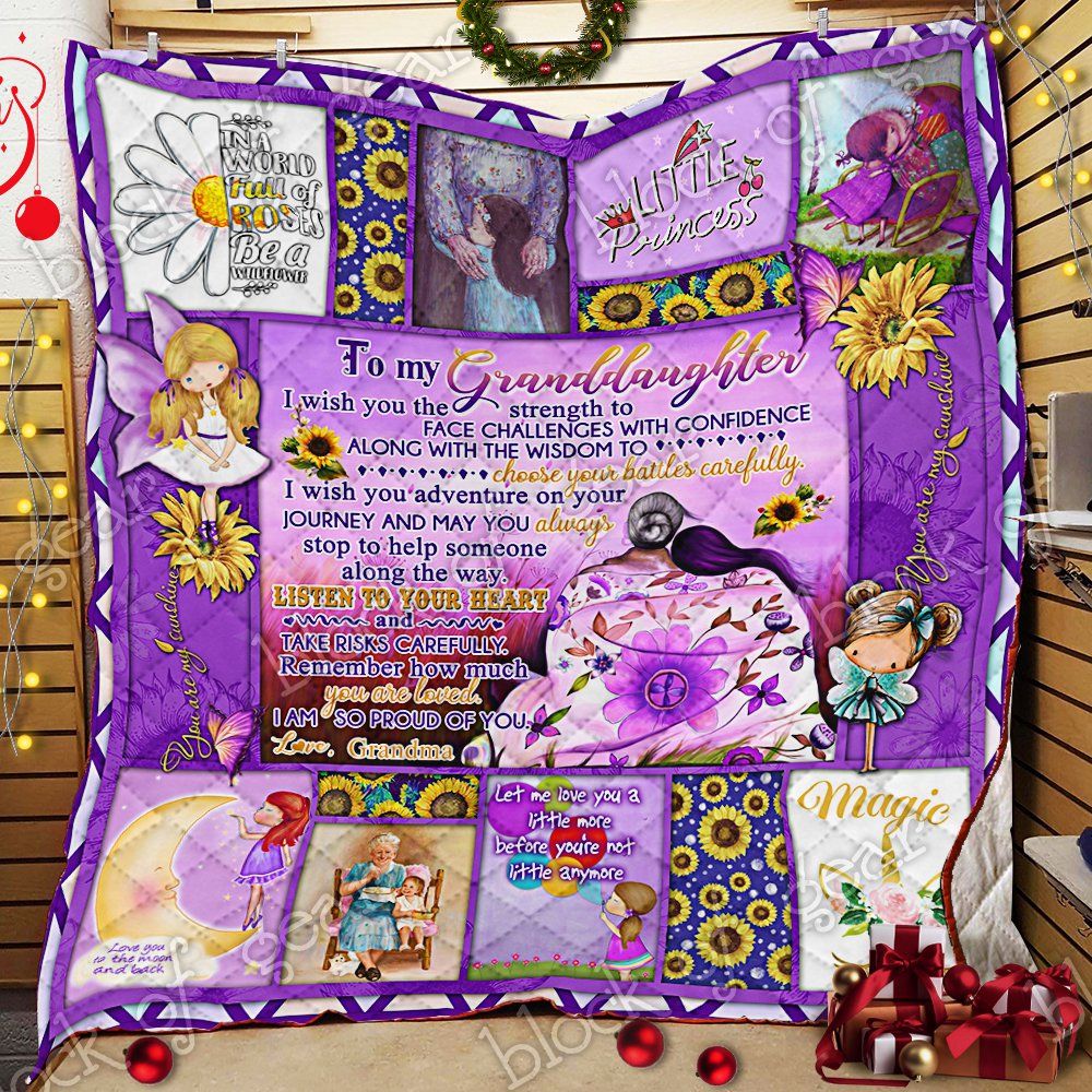 My Sunshine Granddaughter Love Grandma Quilt Pn859 Dhc11122808Dd