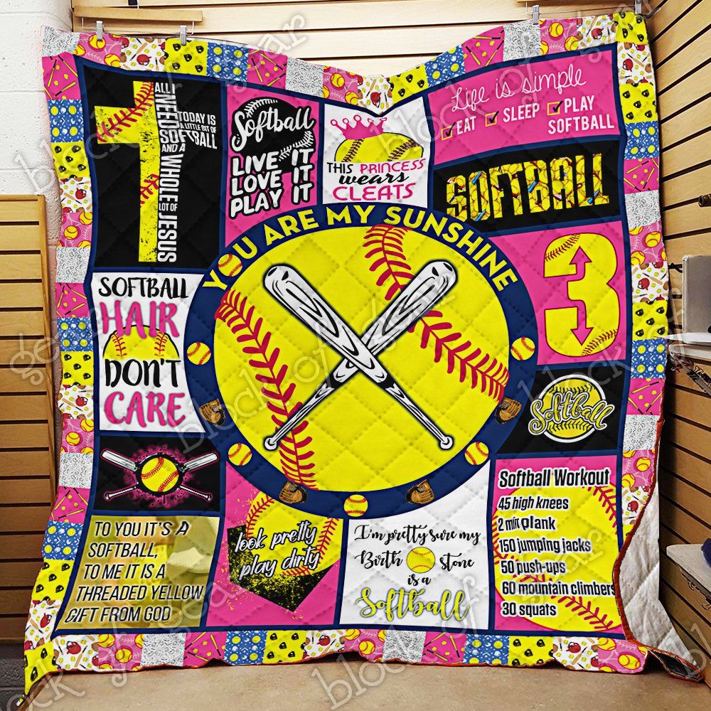 My Sunshine Softball Quilt Ps677C Dhc11122717Dd