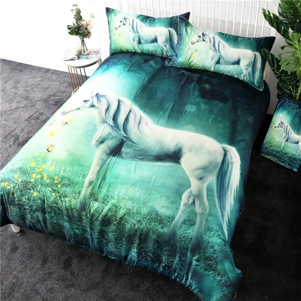 Mysterious Dreamy Unicorn Bedding Set