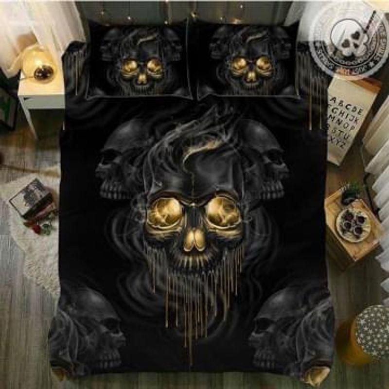 Mystery Skull Printed Bedding Set