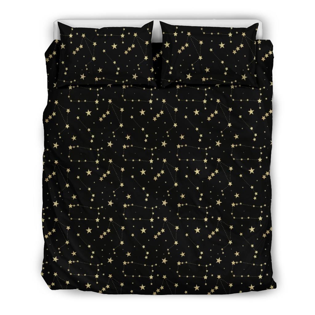Mystic Dark Skies Constellations Bedding Set