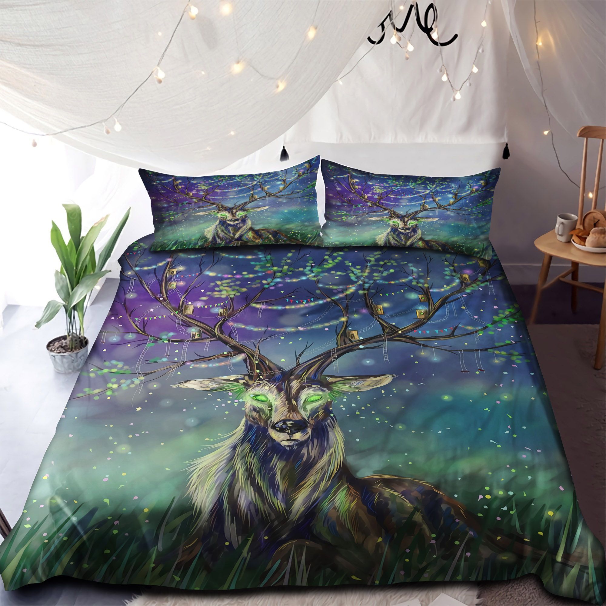Mystical Deer Bedding Set