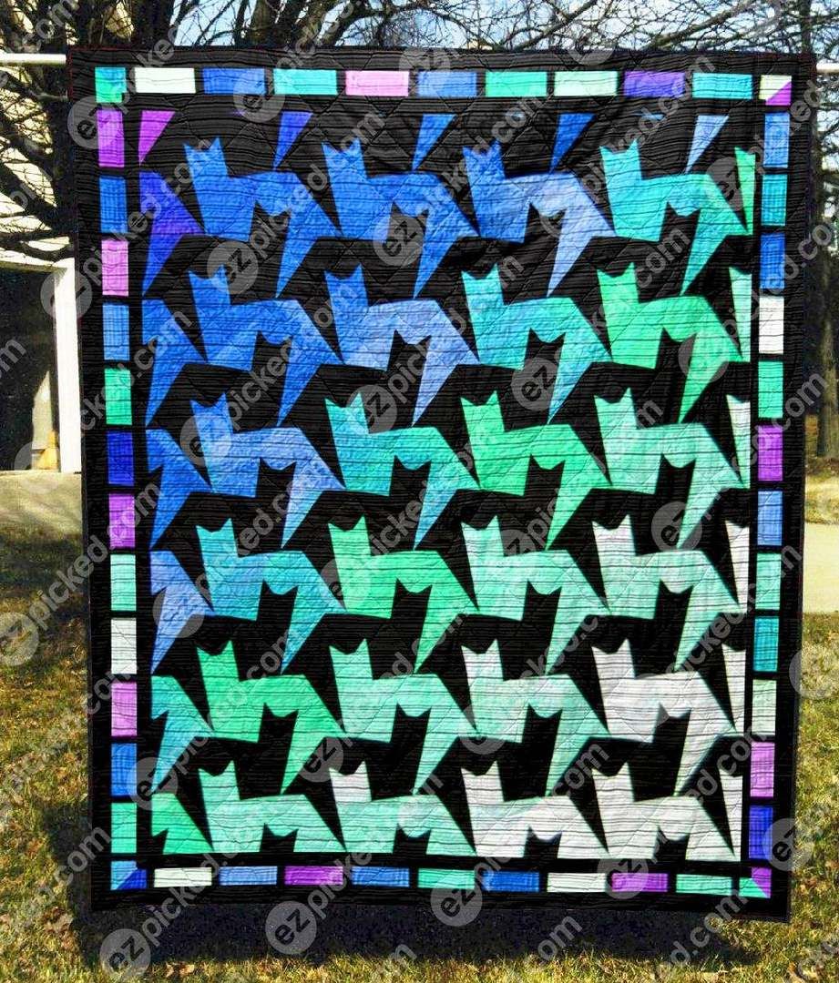 Mystique Cats PKD210625 Quilt Blanket