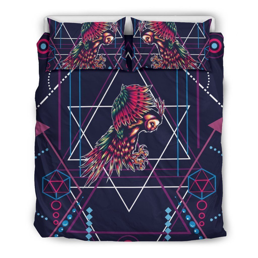 Mythical Owl Geometric Bedding Set