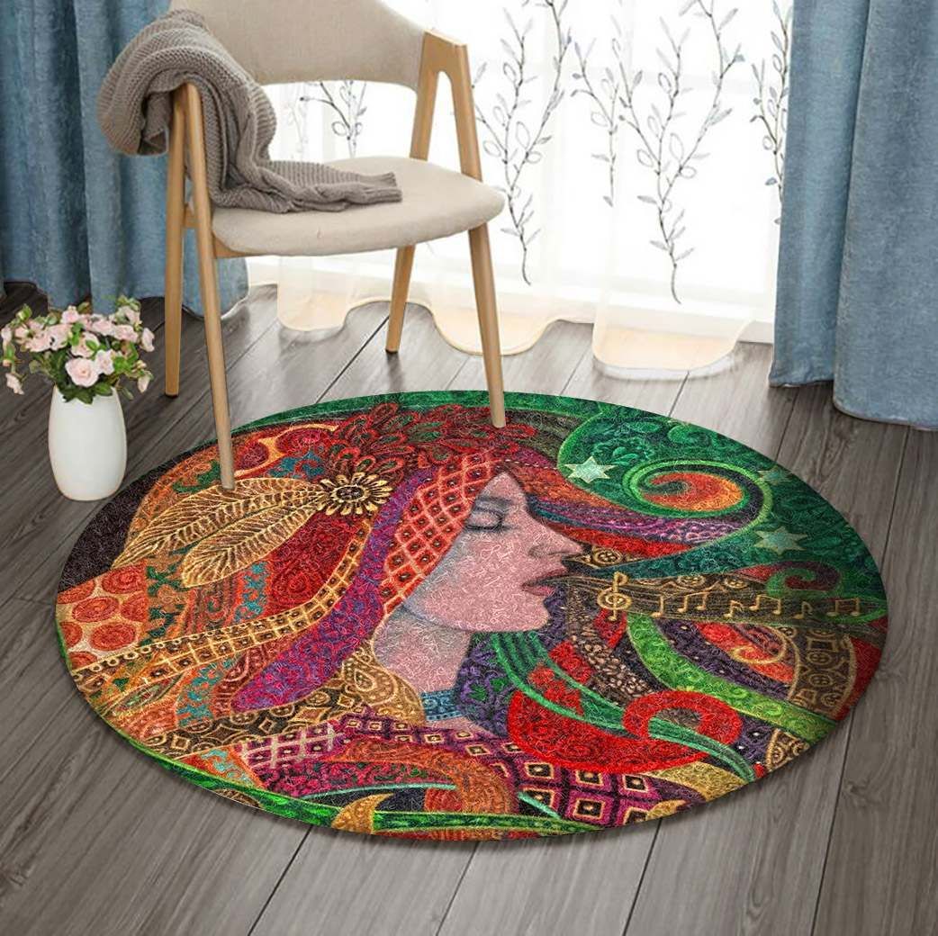 Mythology Round Carpet