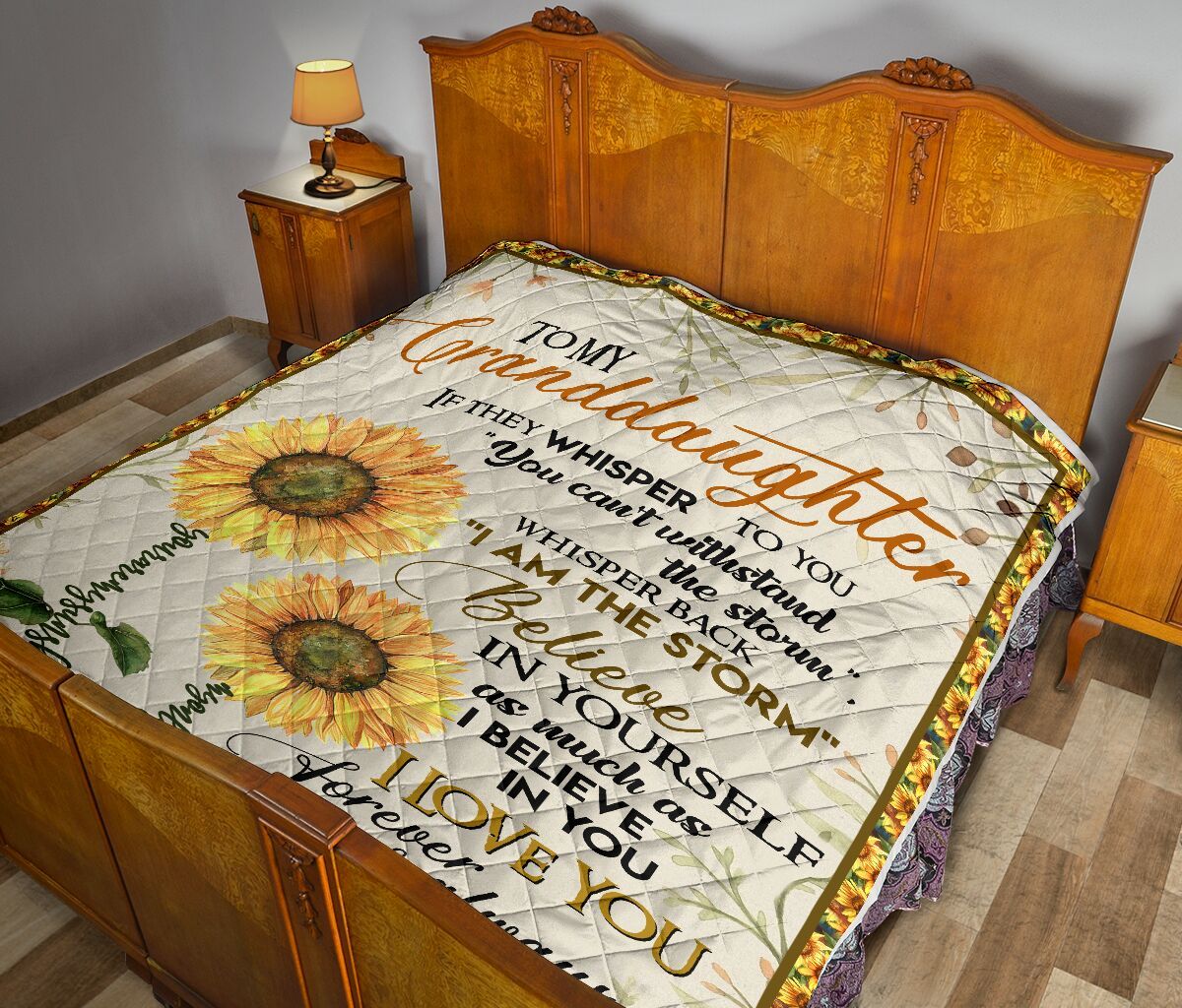 Nana To Granddaughter Quilt Blanket DHC02011132DD