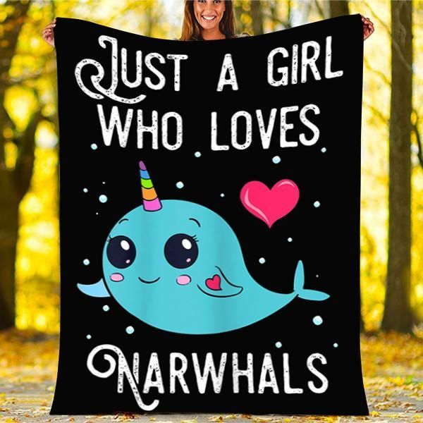Narwhals Sherpa Fleece Blanket