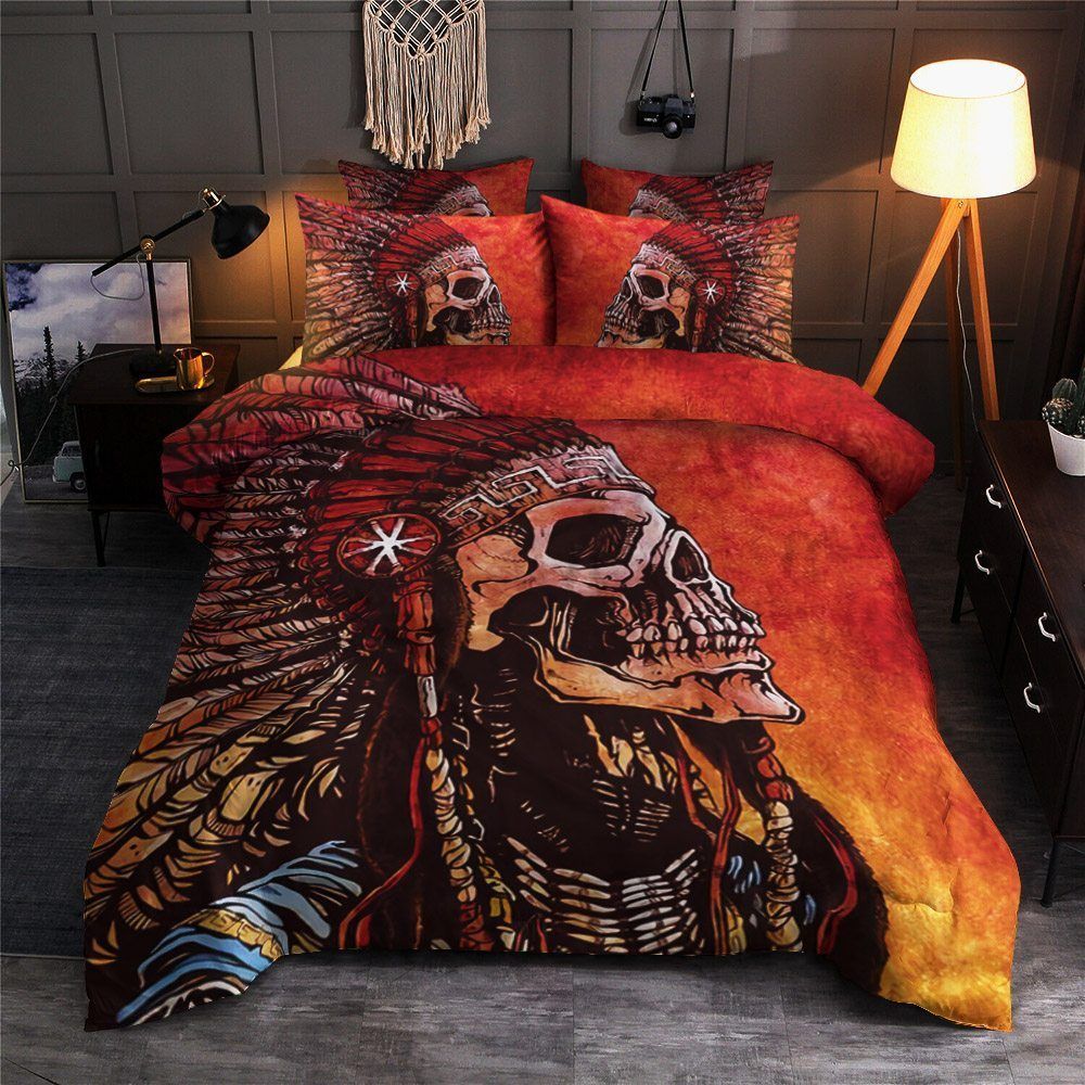 Native Amercian Skull Bedding Set