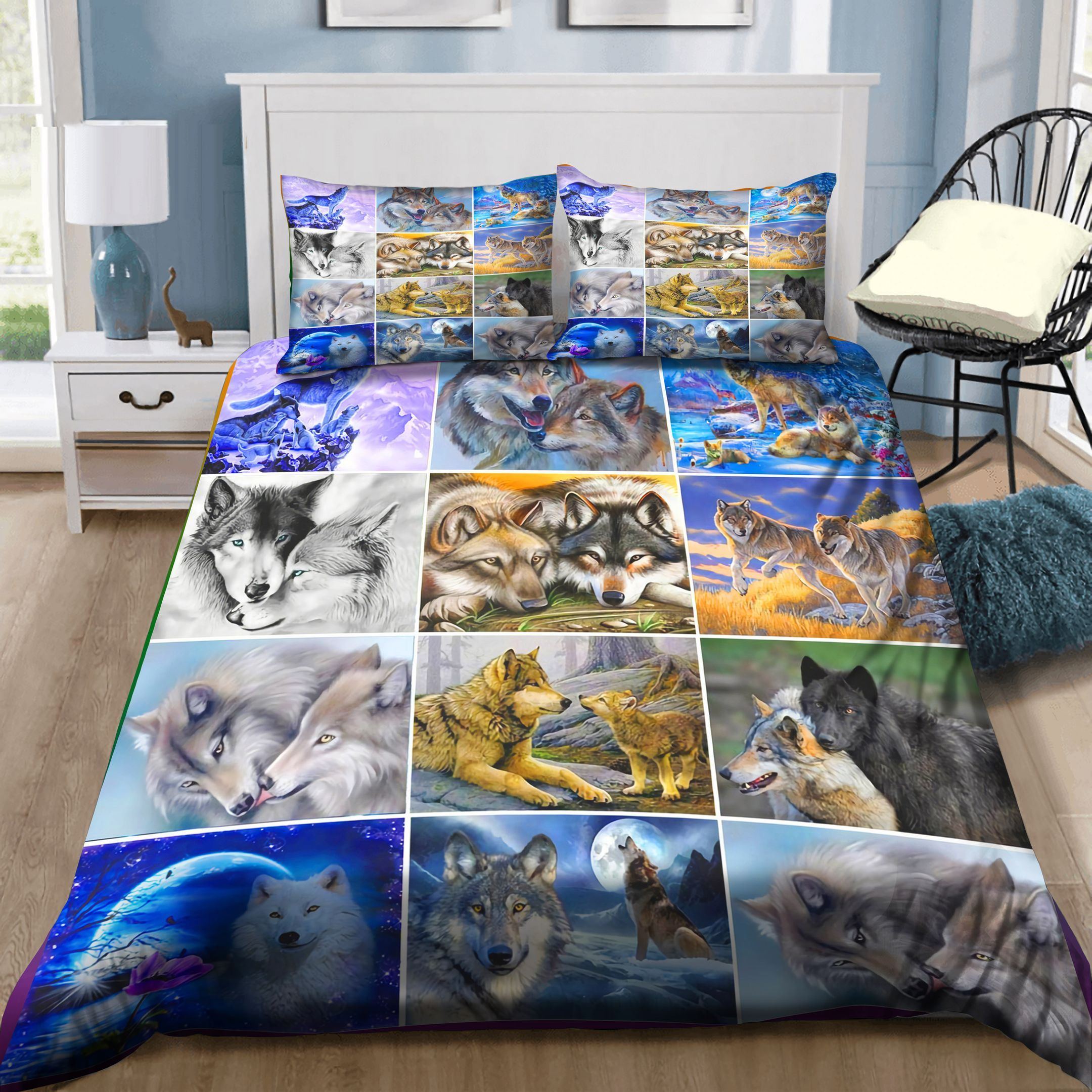 Native America Fox Bedding Set