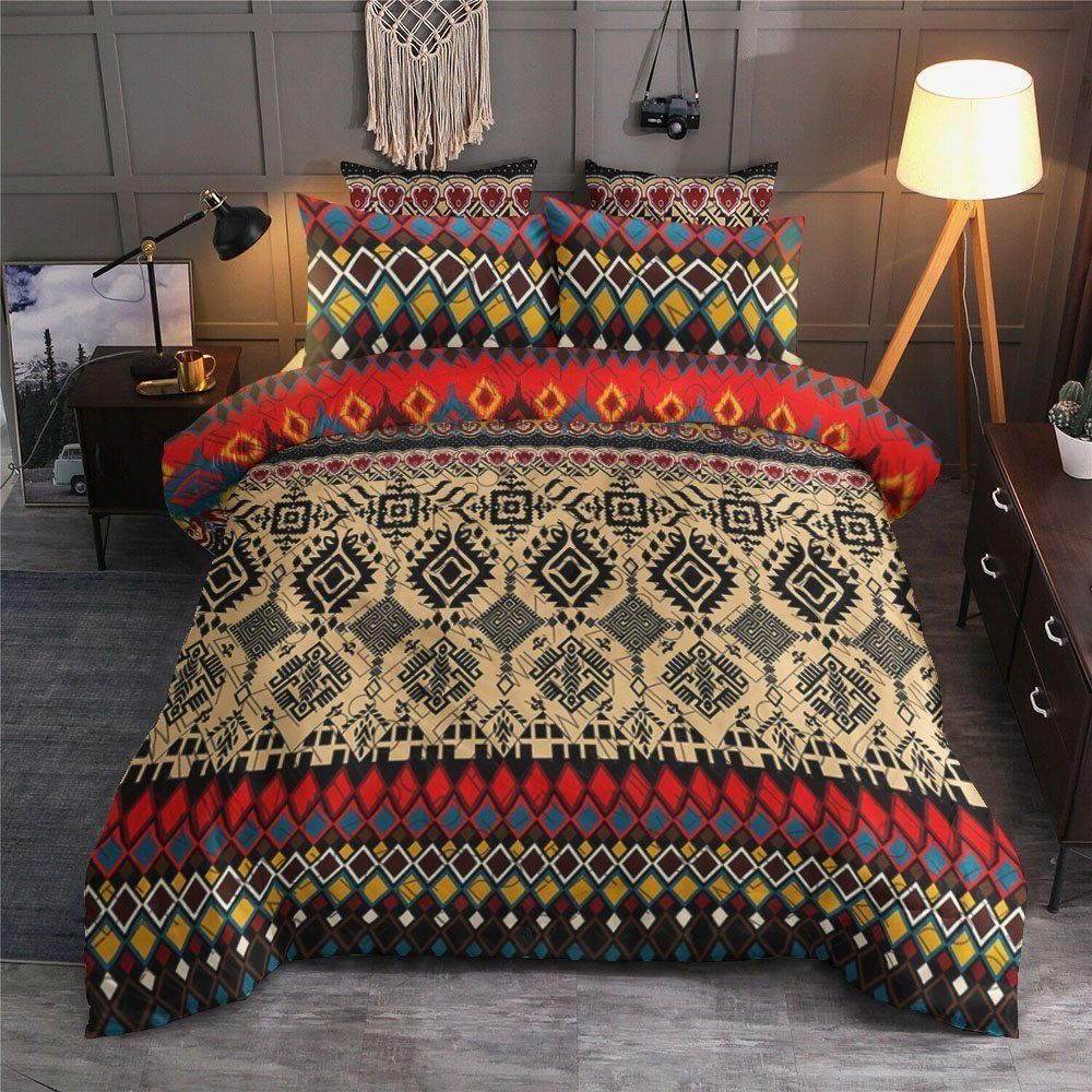 Native America Cotton Bed Sheets Spread Comforter Bedding Set