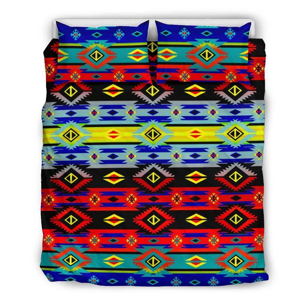 Native American Adobe Kiva Night Bedding Set