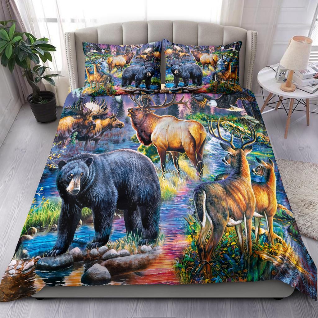 Native American Animals Bedding Set