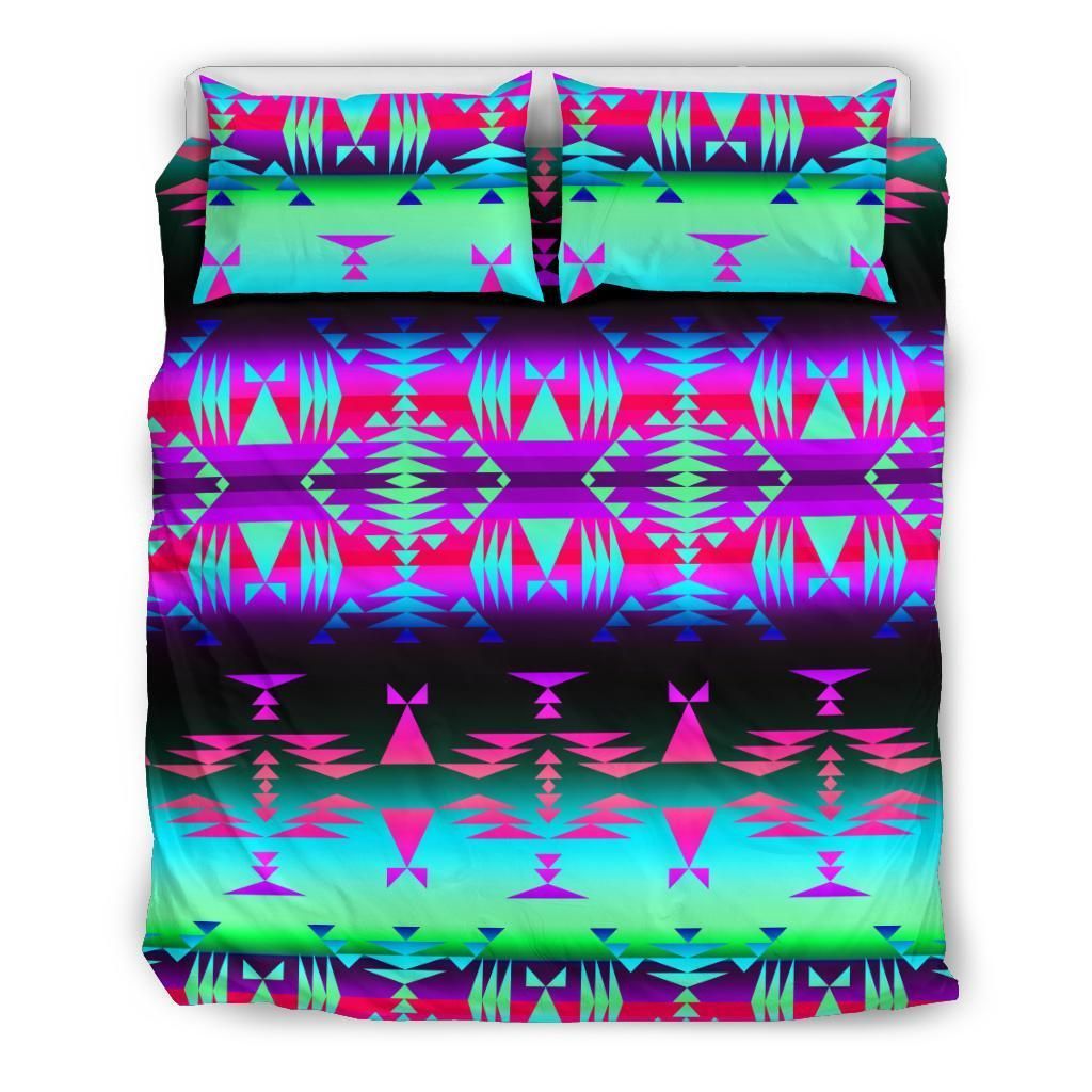 Native American Between The Rocky Mountains Bedding Set