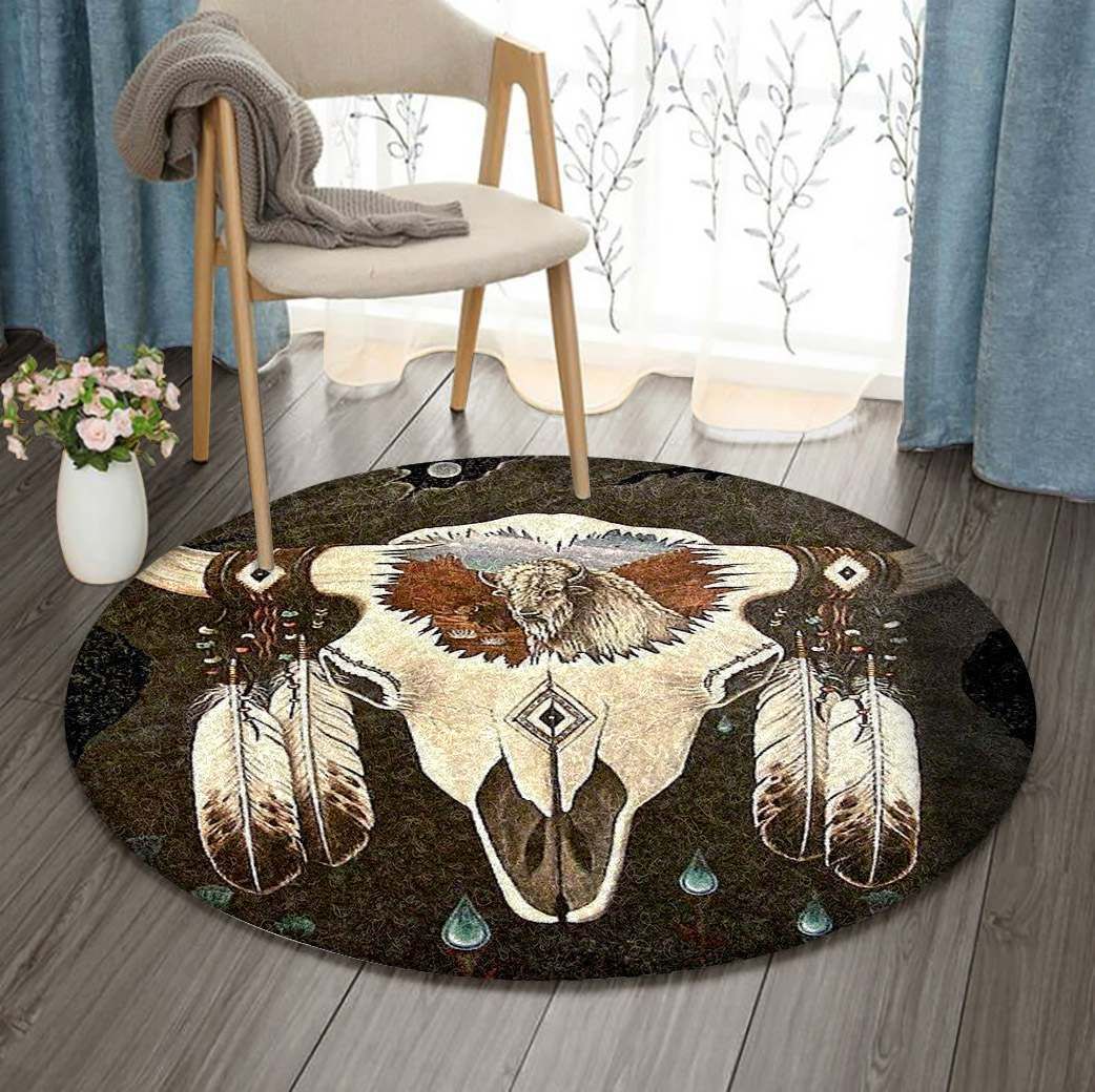 Native American Round Carpet