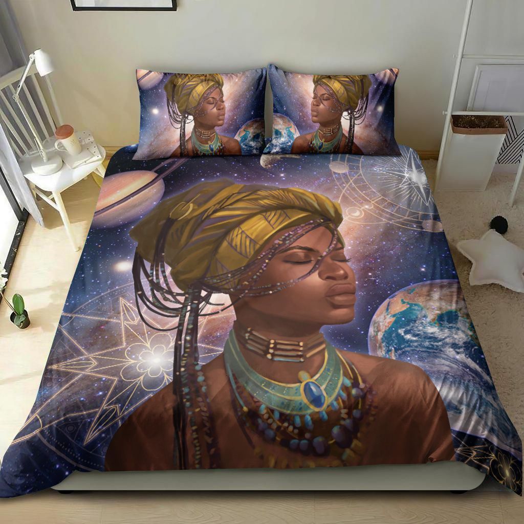 Native American Black Witch Bedding Set