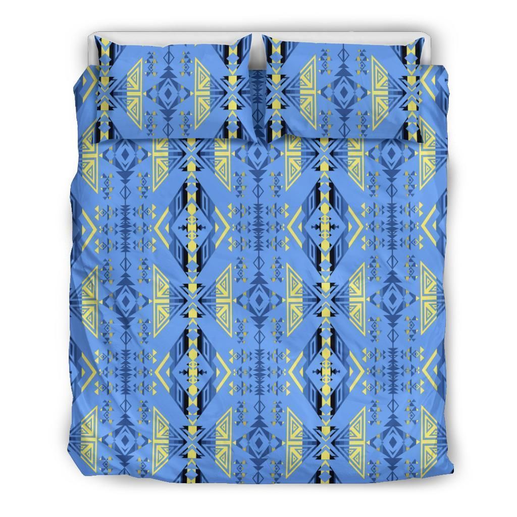 Native American Blue Bedding Set