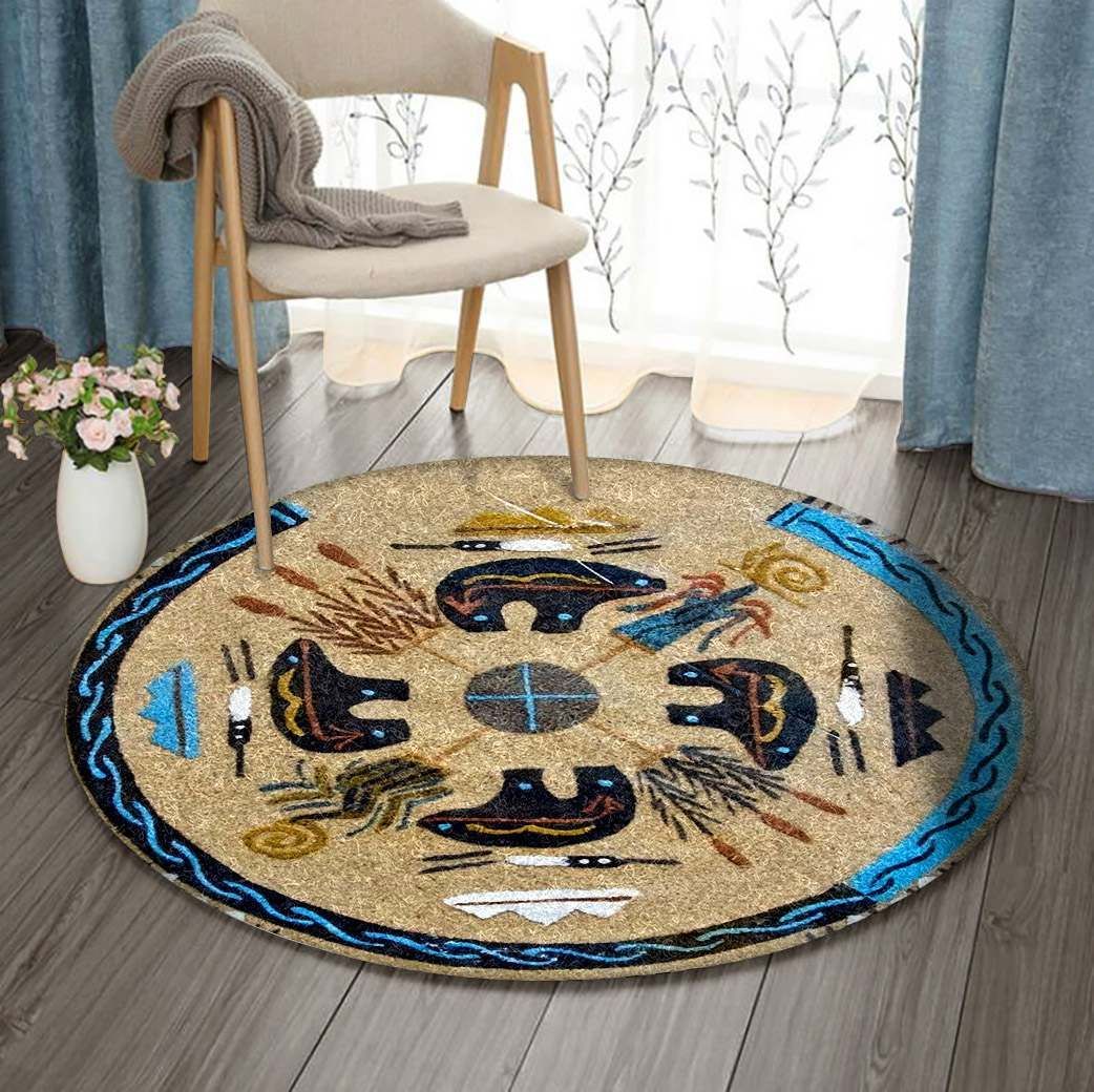 Native American Round Carpet