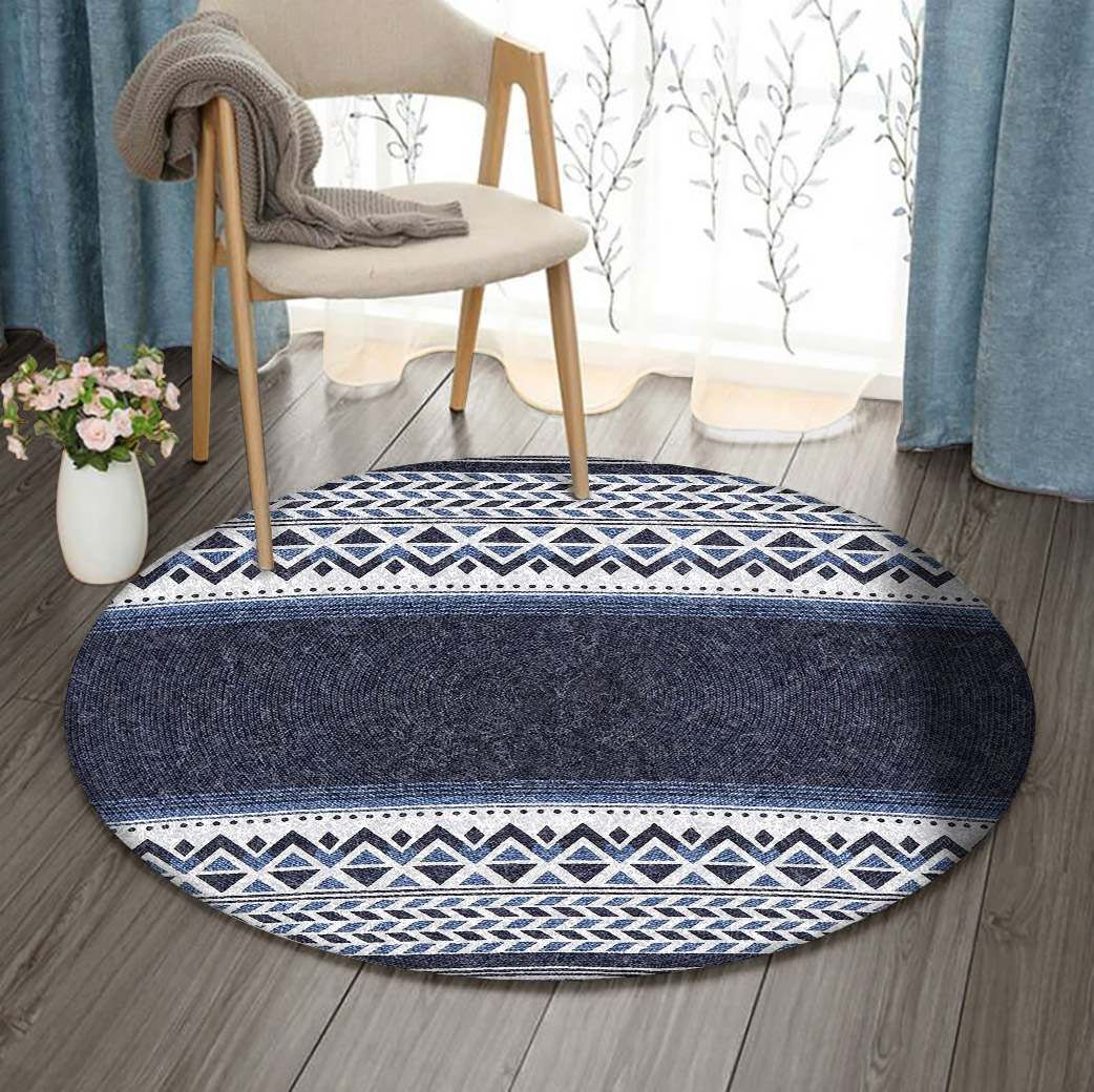 Native American Round Carpet