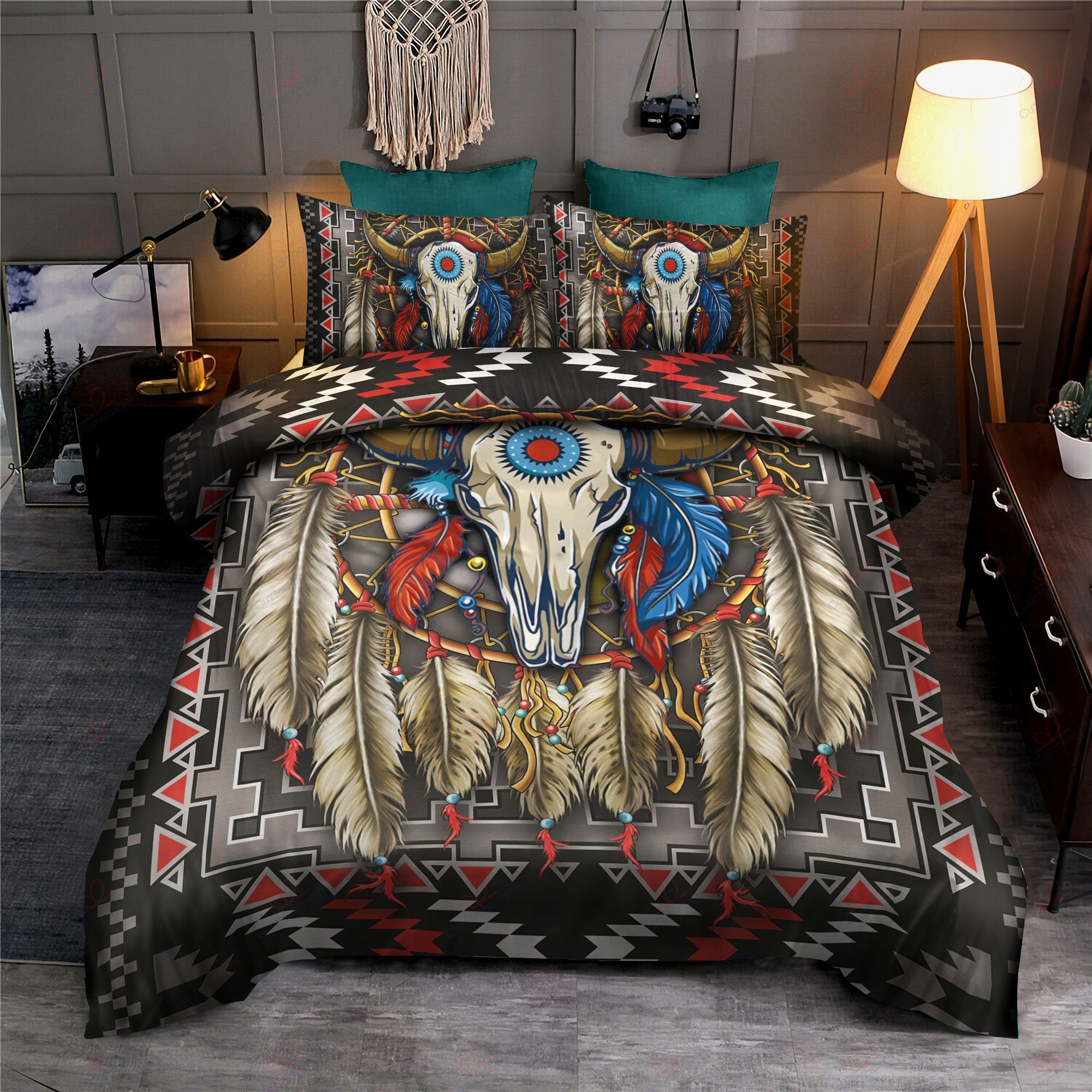 Native American Buffalo Bedding Set