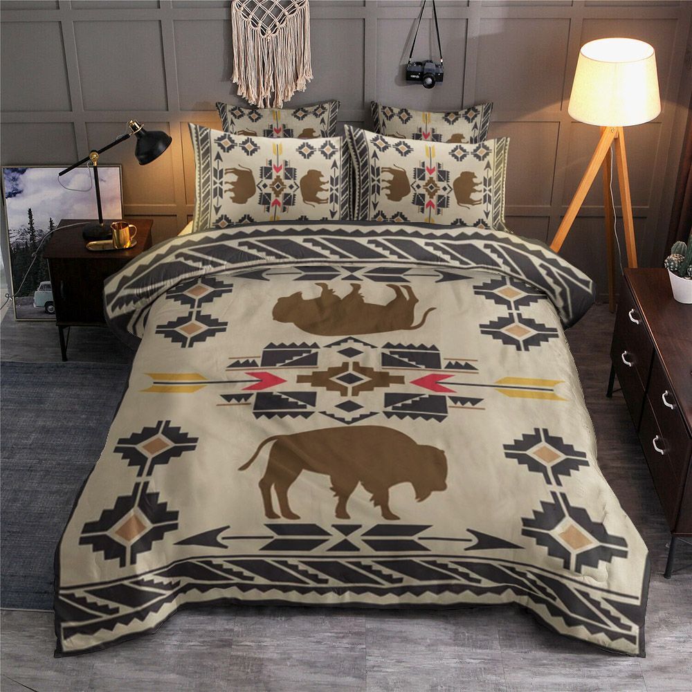 Native American Buffalo Bedding Set