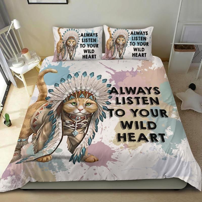 Native American Cat Bedding Set