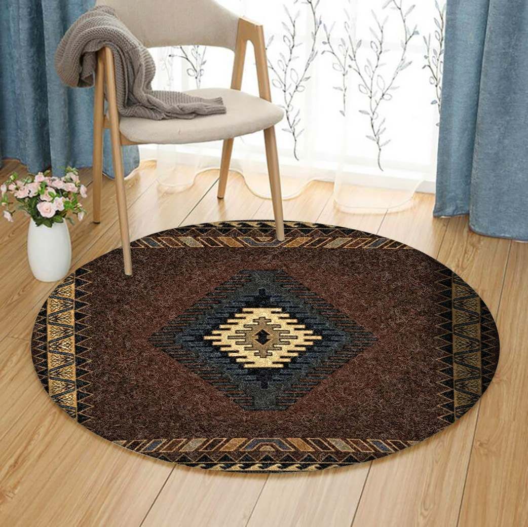 Native American Round Carpet