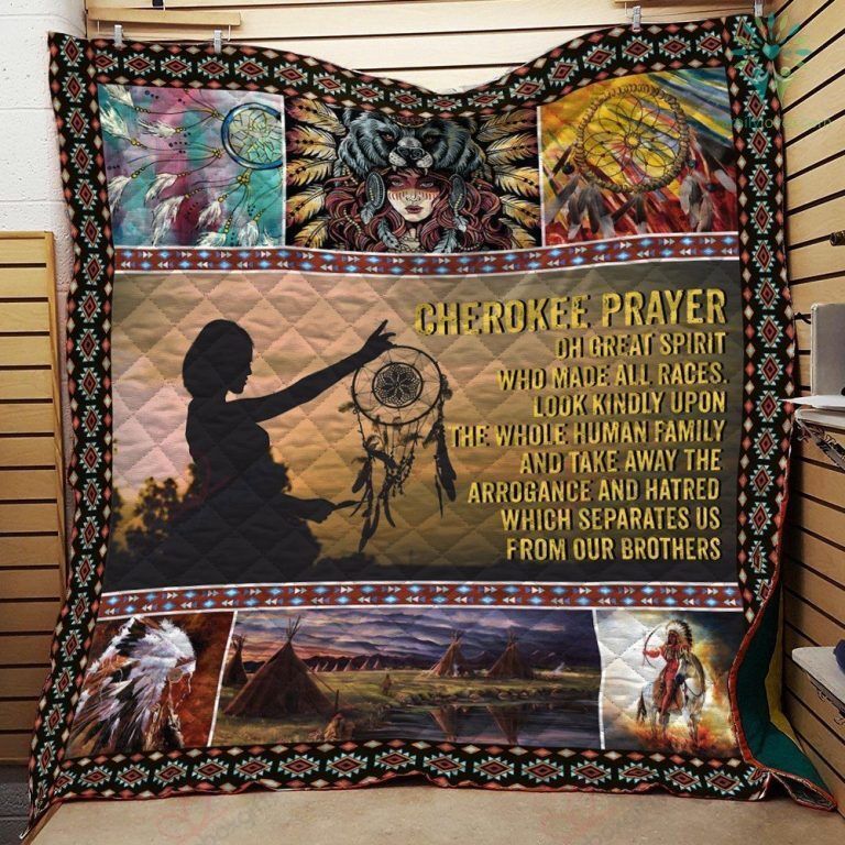 Native American Cherokee Prayer NC1909415CL Quilt Blanket