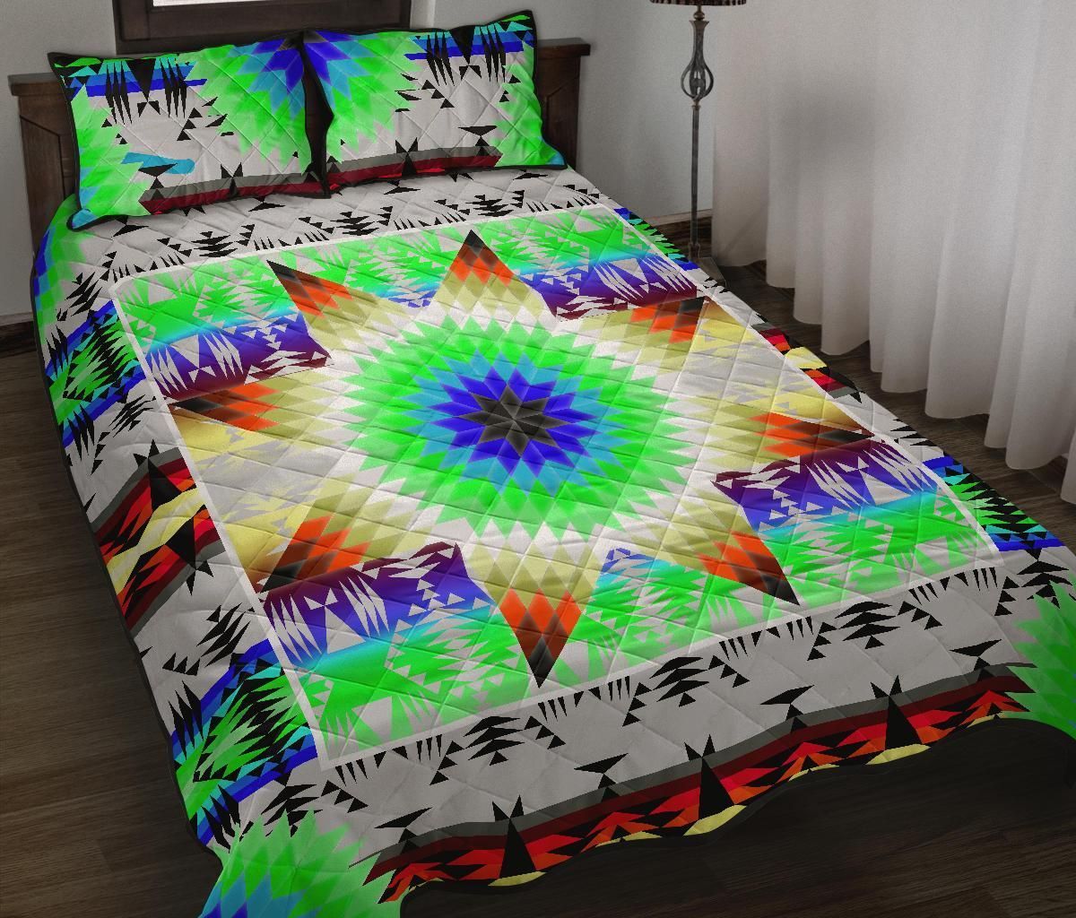 Native American Chicken Dancer Star Bedding Set