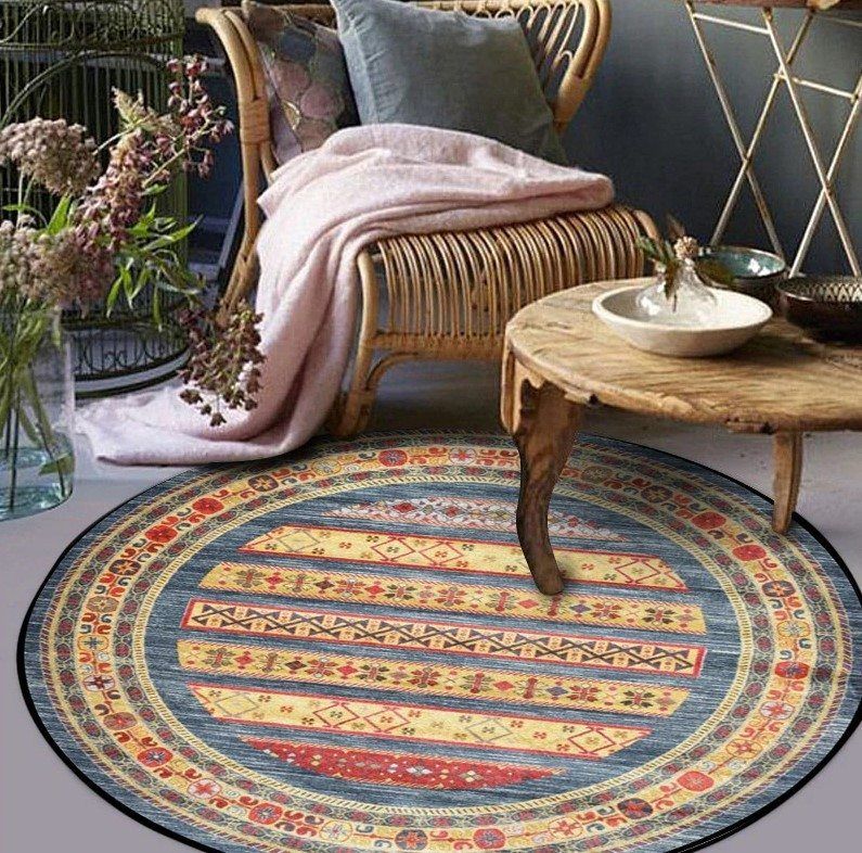Native American Round Carpet