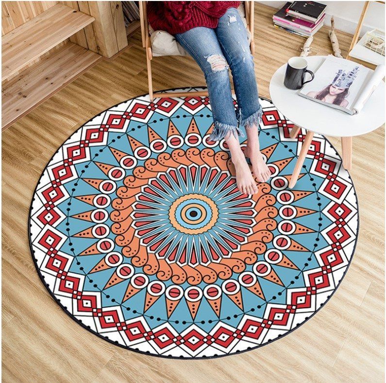 Native American Round Carpet