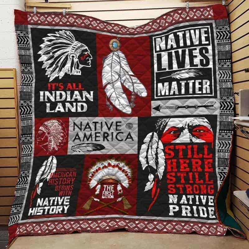 Native American CLA1610516Q Quilt Blanket