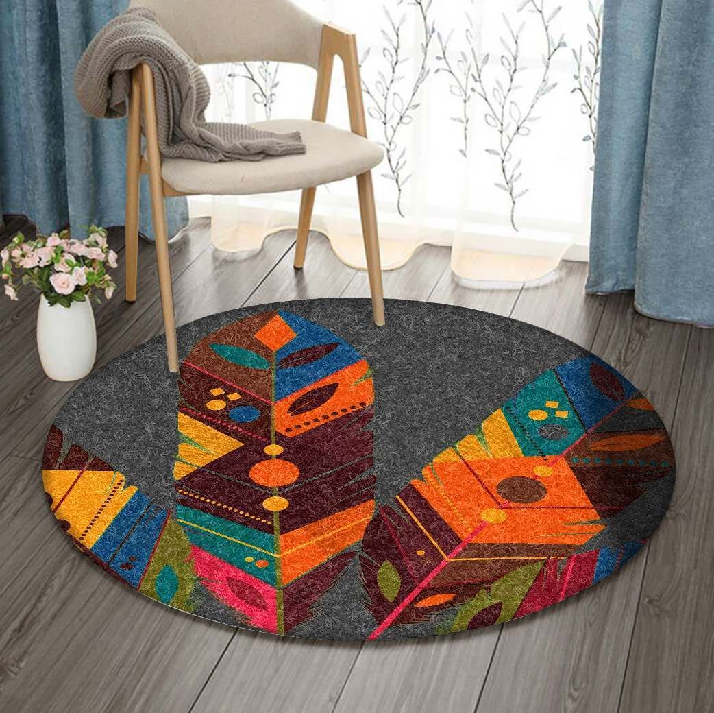 Native American Round Carpet