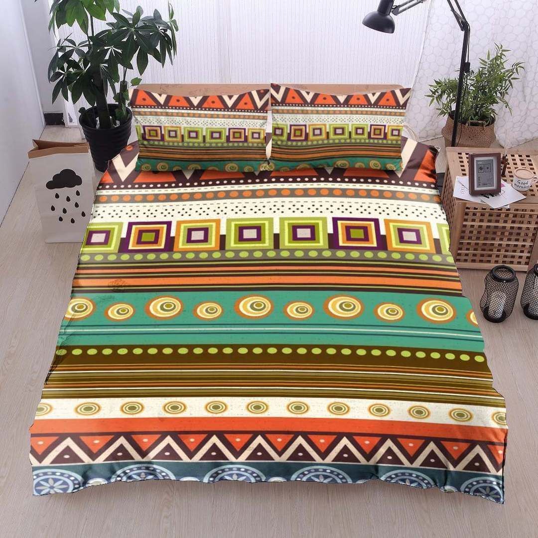 Native American Twin Queen King Cotton Bed Sheets Spread Comforter Bedding Set