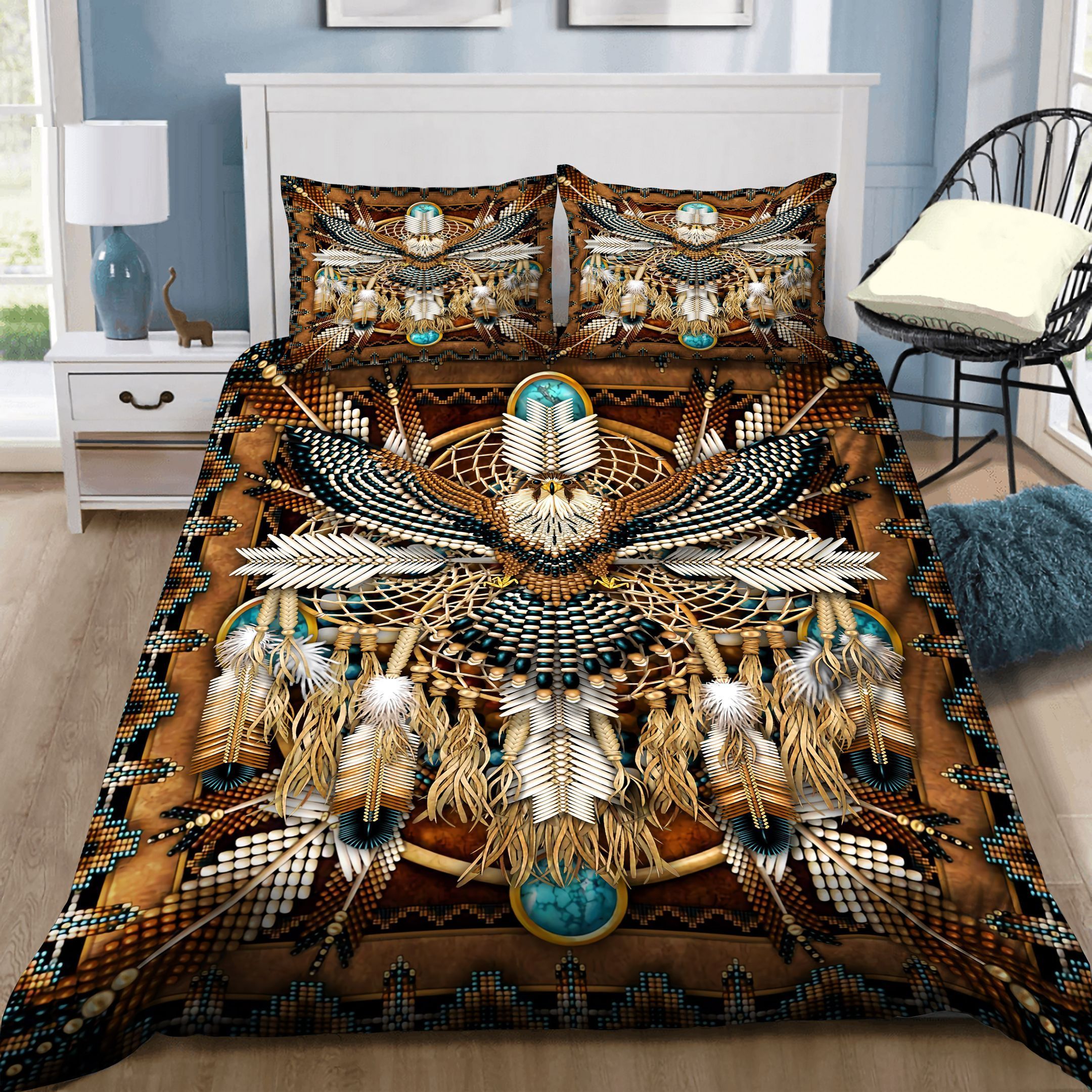 Native American Eagle Dreamcatcher Bedding Set