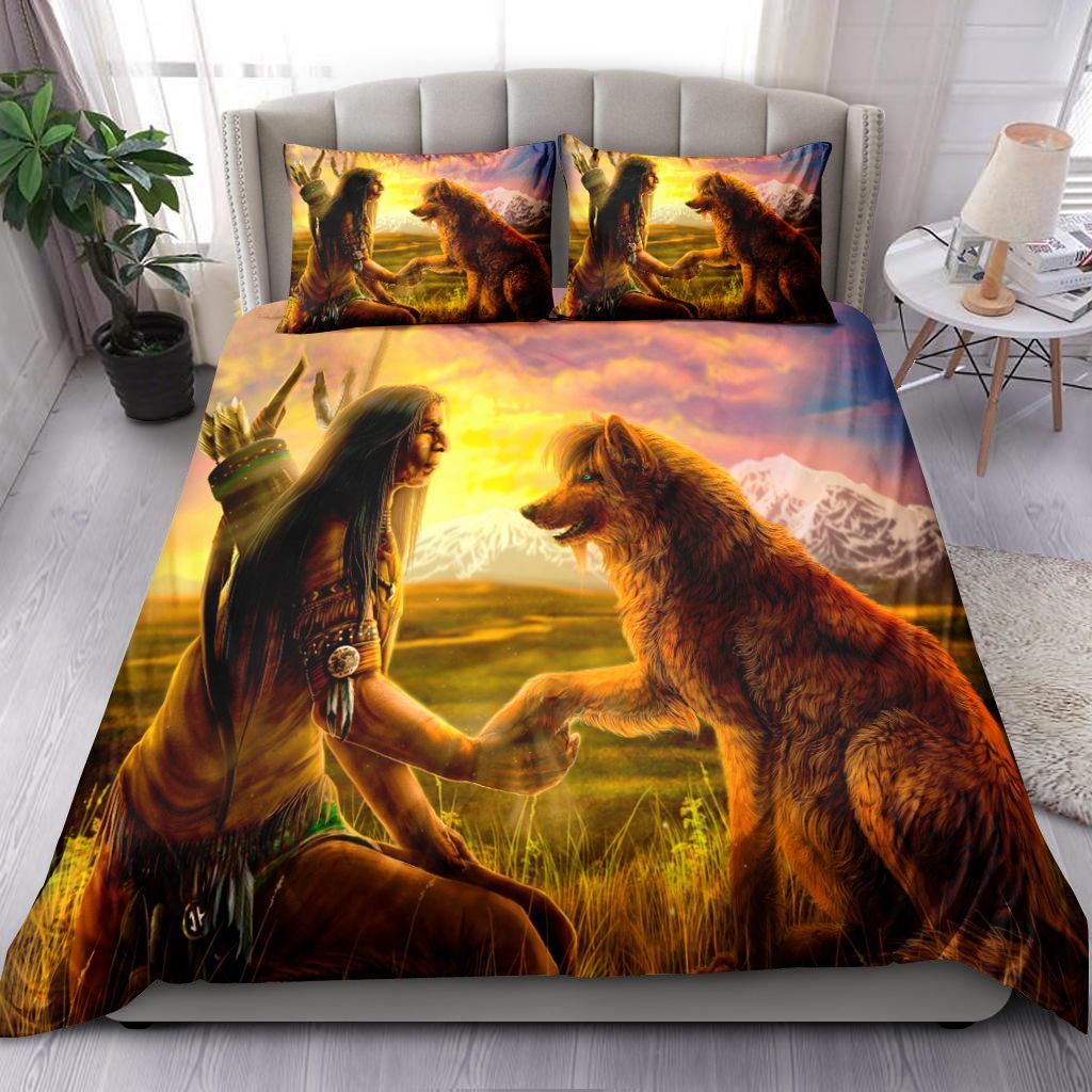 Native American Friends Bedding Set