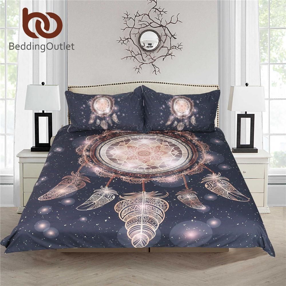 Native American Galaxy Dreamcatcher Bedding Set