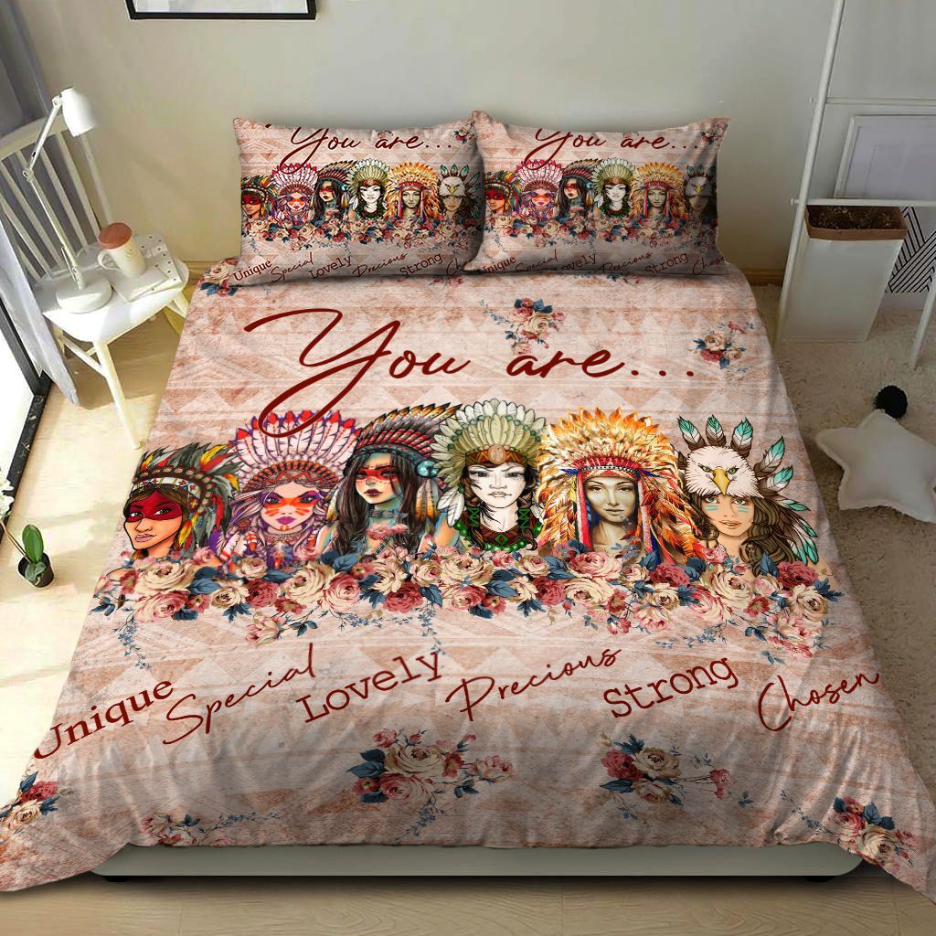 Native American Girl Bedding Set